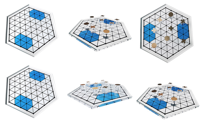 六边形益智游戏亚克力棋盘