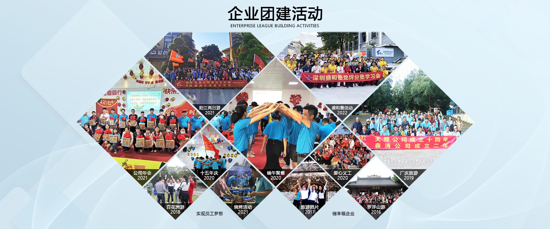 深圳亚克力制品公司的周年庆活动