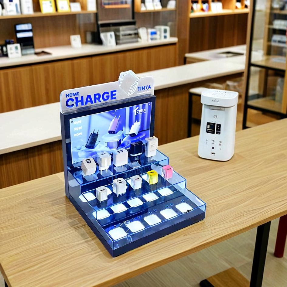 亚克力桌面手机配件展示架
