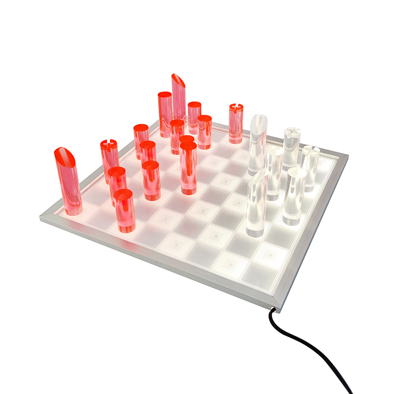 森涛亚克力创新力作：LED 发光亚克力国际象棋