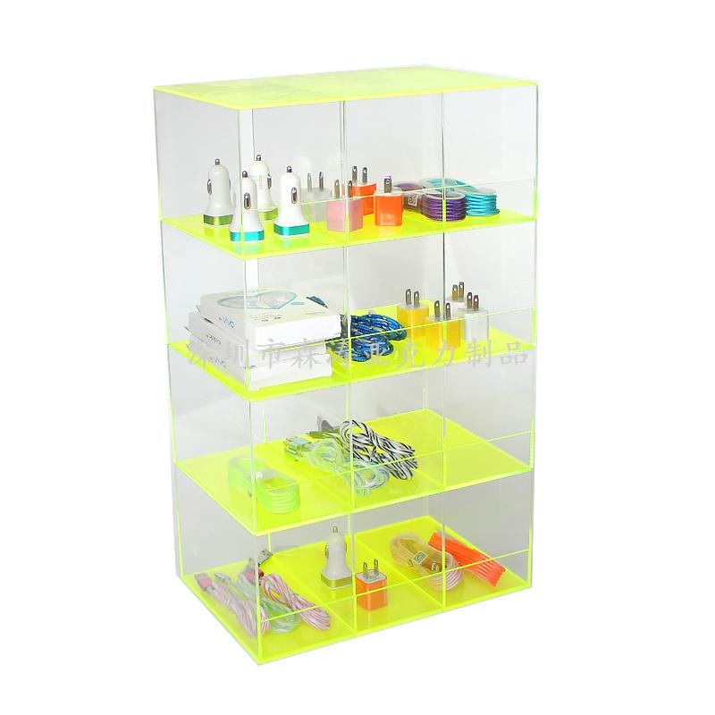 透黄亚克力产品展架
