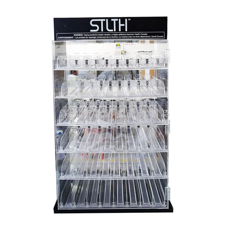 STLTH6层电子烟具亚克力展示柜